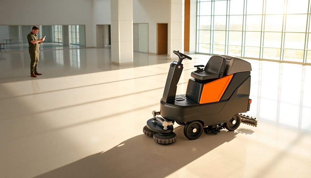 battery powered scrubber dryer selection