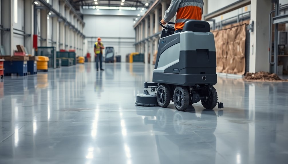 choosing industrial floor scrubbers