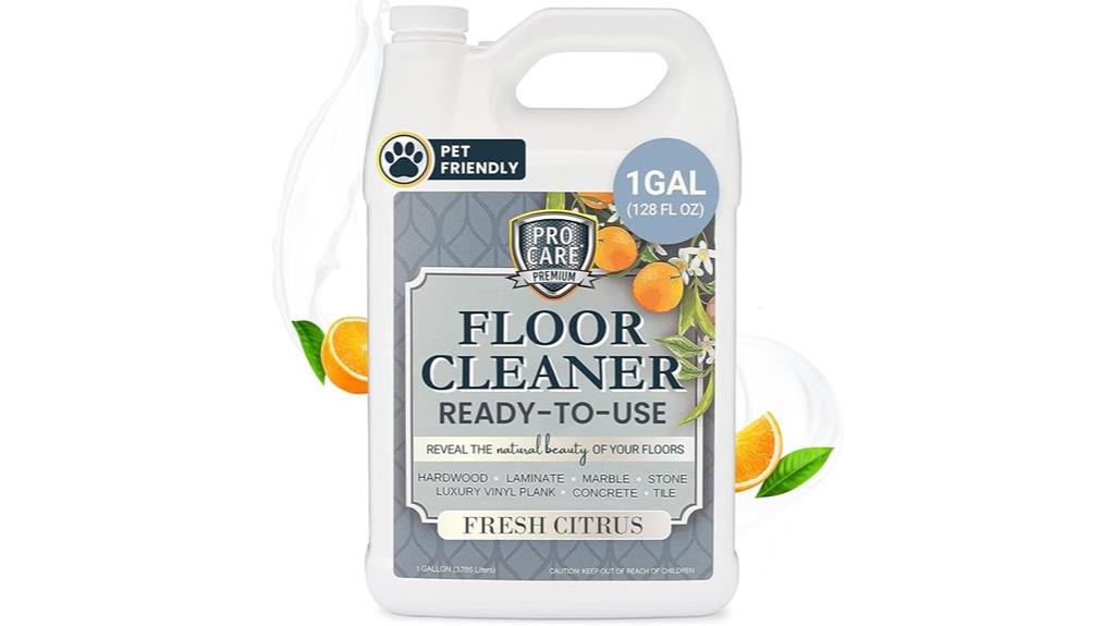 citrus scented floor cleaner