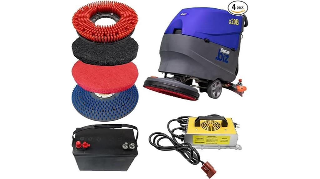 commercial floor scrubber bundle