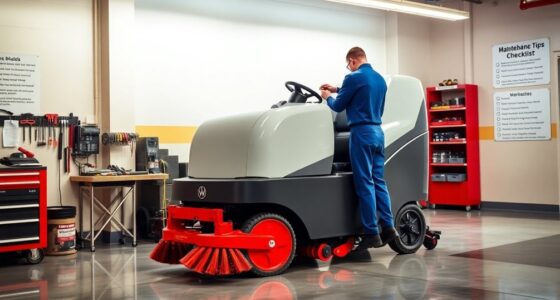 commercial sweeper maintenance tips