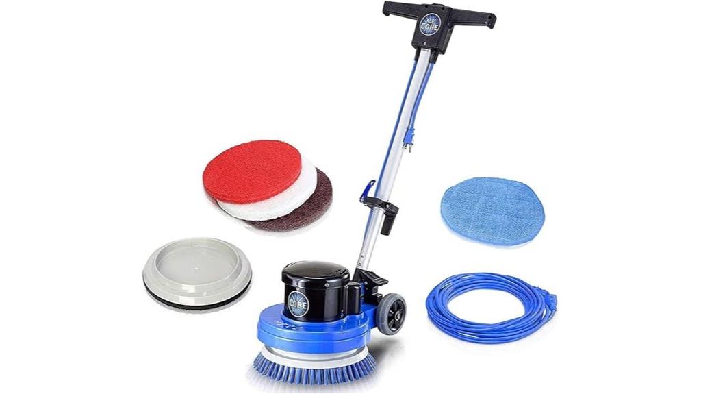 compact electric floor polisher