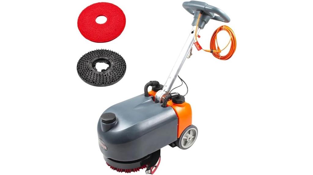 compact floor cleaning machine