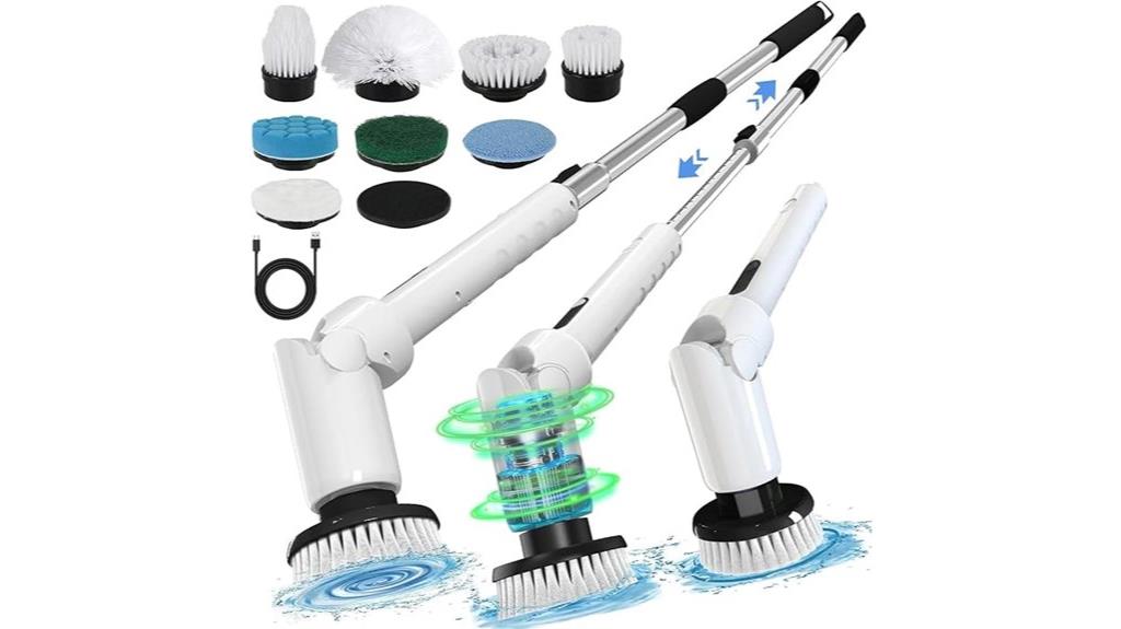 cordless electric cleaning brush