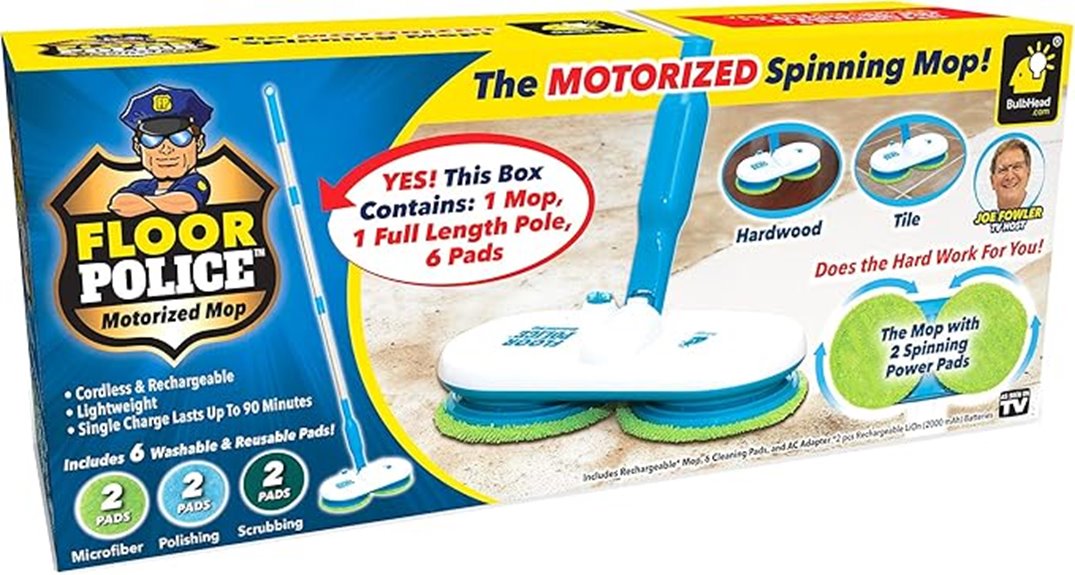 cordless electric floor mop