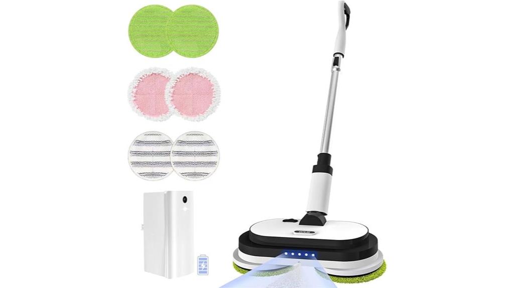 cordless mop with sprayer