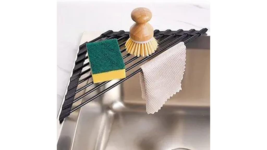 corner sink dish rack