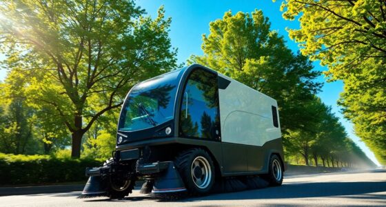 eco friendly electric road sweepers