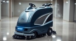efficient battery powered scrubber dryers