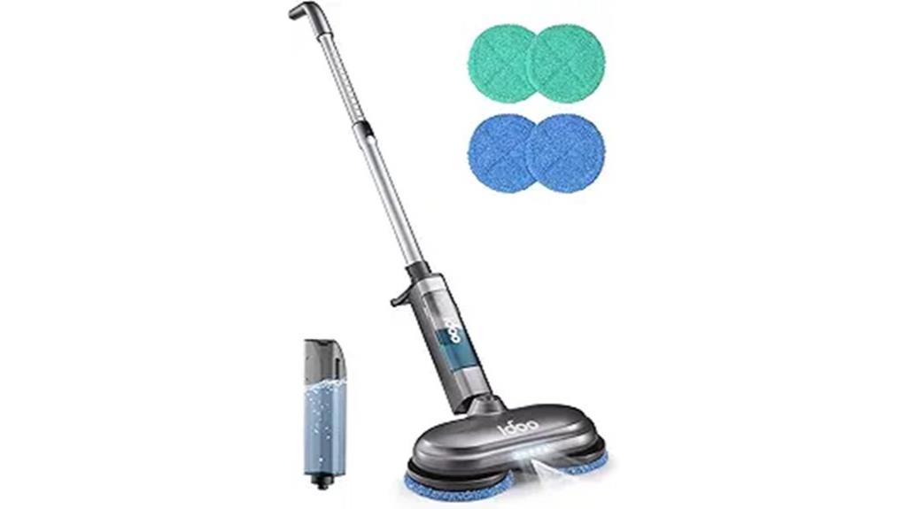 electric mop with sprayer