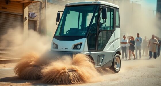 electric road sweepers exposed