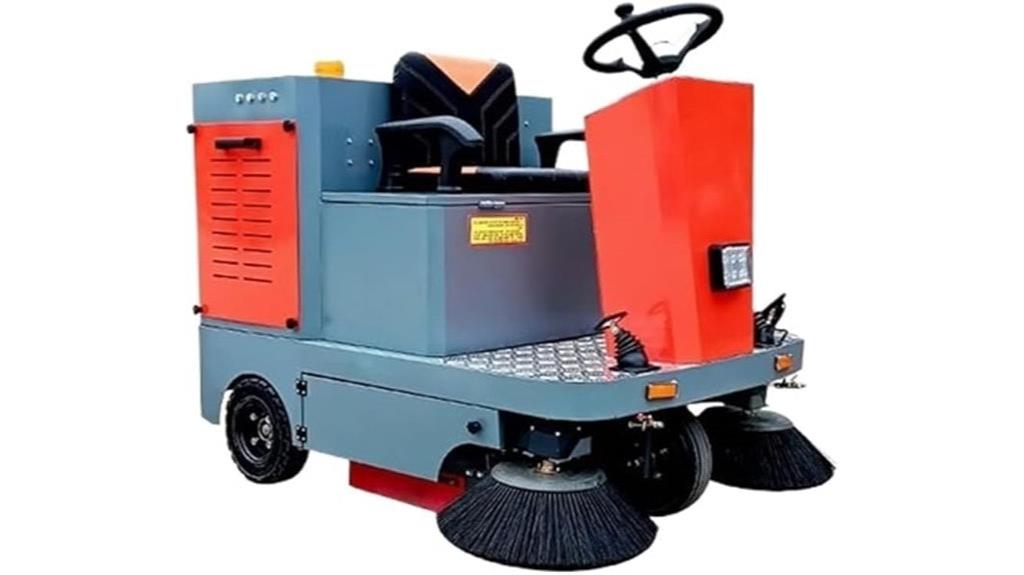 electric sanitation sweeper machine