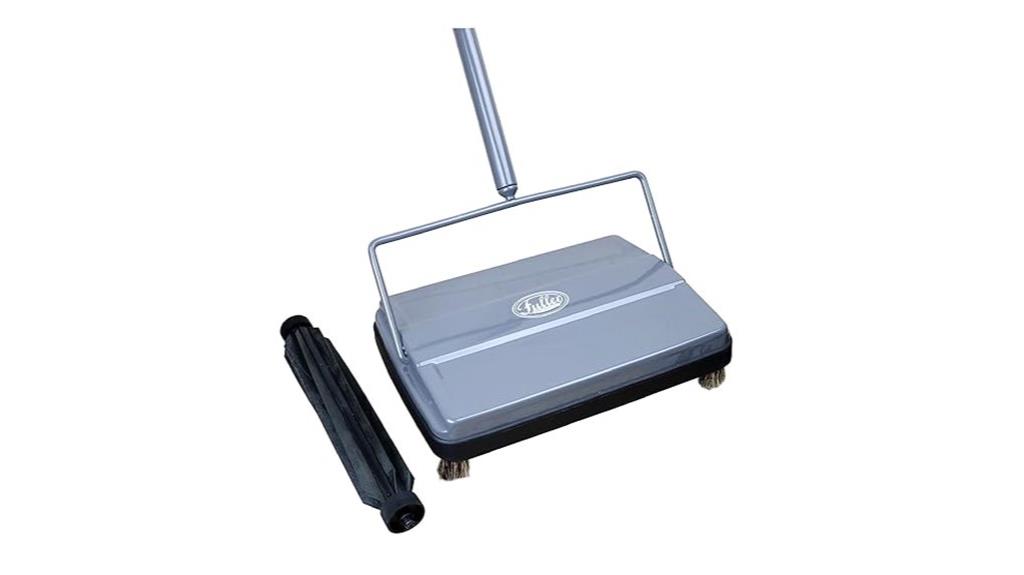 electrostatic carpet and floor sweeper