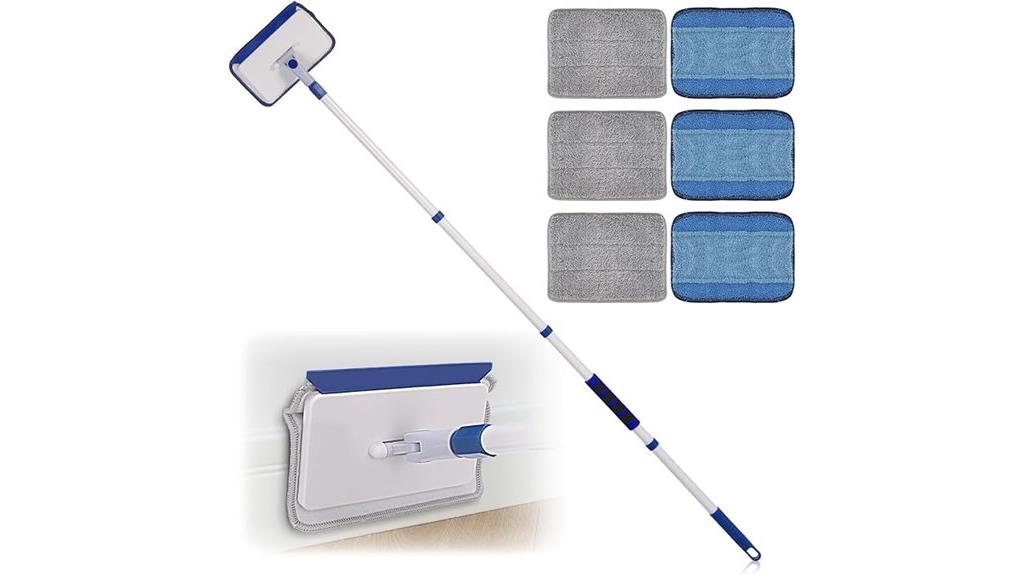 extendable baseboard cleaning tool