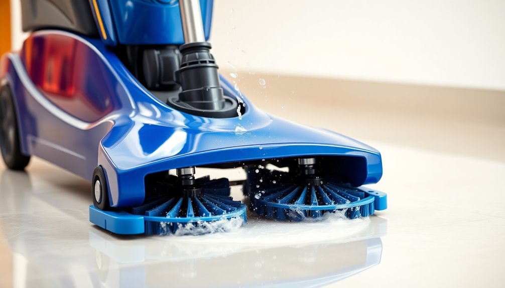 floor cleaning machine device