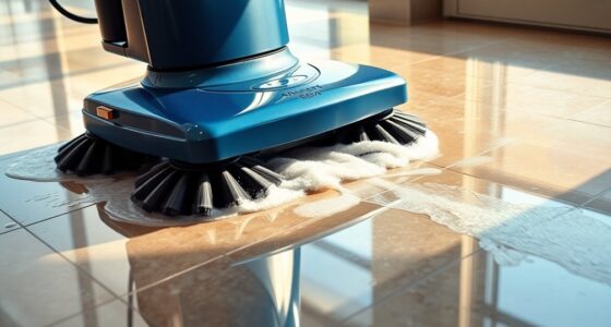 floor scrubber cleaning mechanism