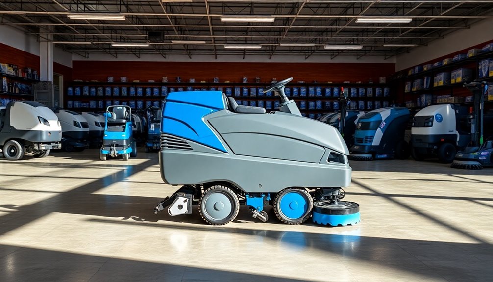 floor scrubbers for rent