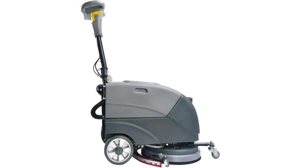 foldable walk behind scrubber