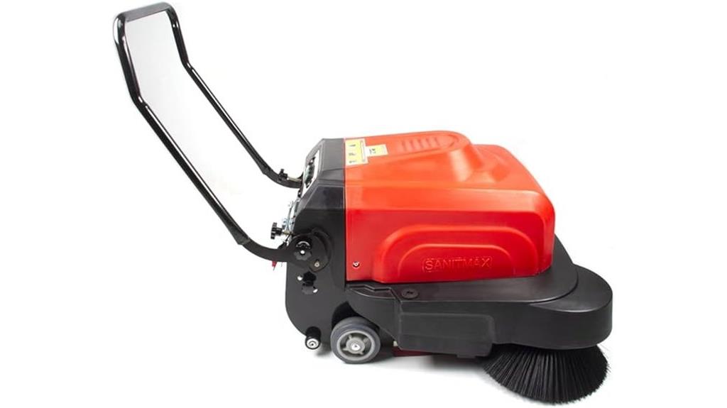 industrial floor sweeper machine