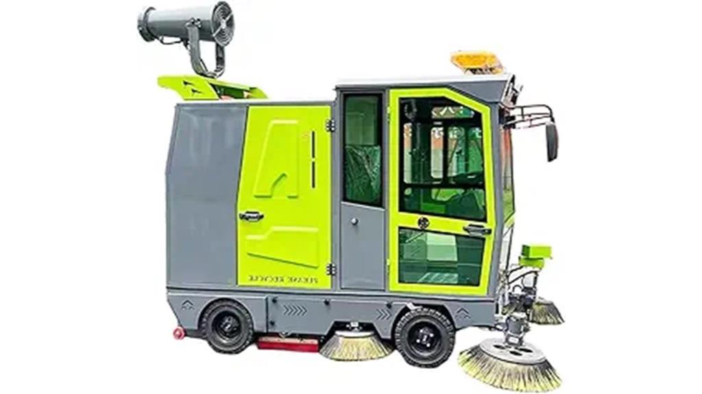 industrial street cleaning vehicle