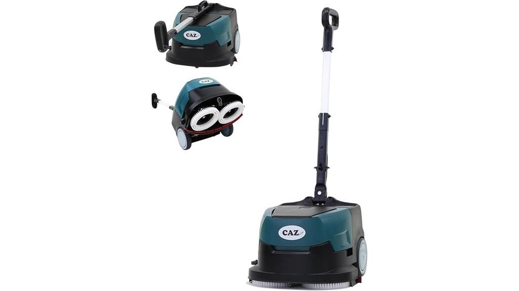 lightweight floor scrubber machine