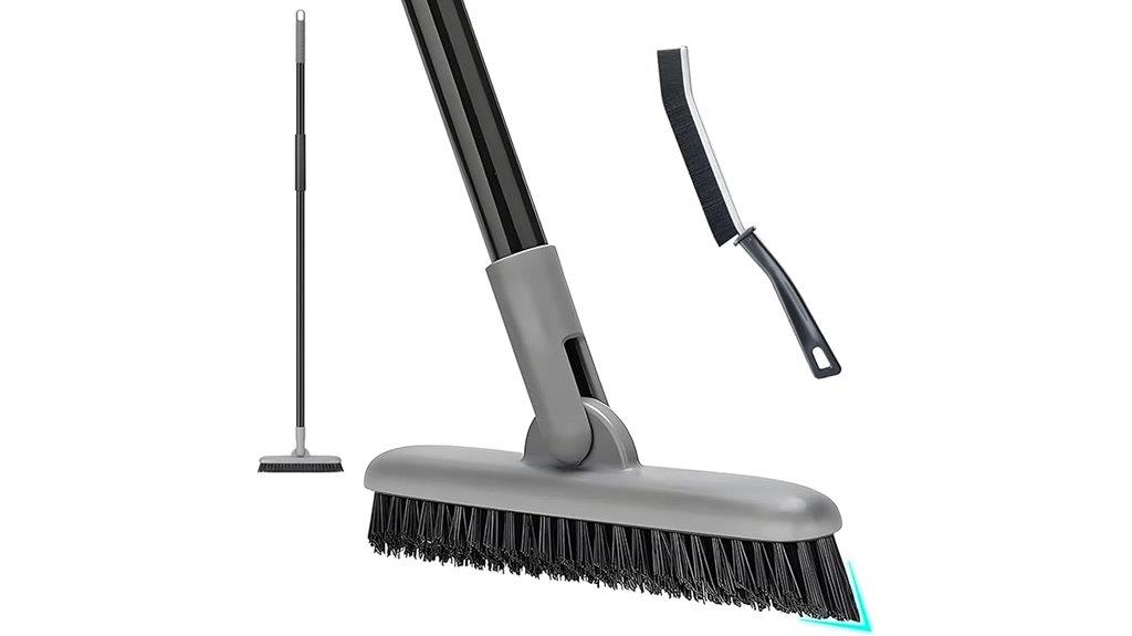 long handle grout brush