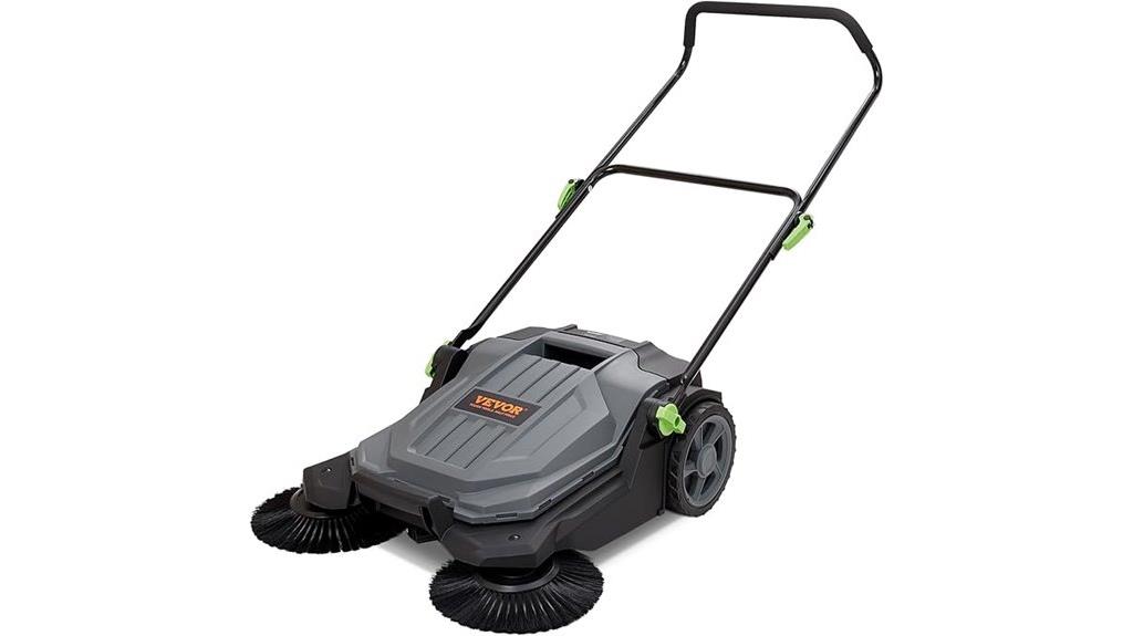 manual adjustable floor sweeper