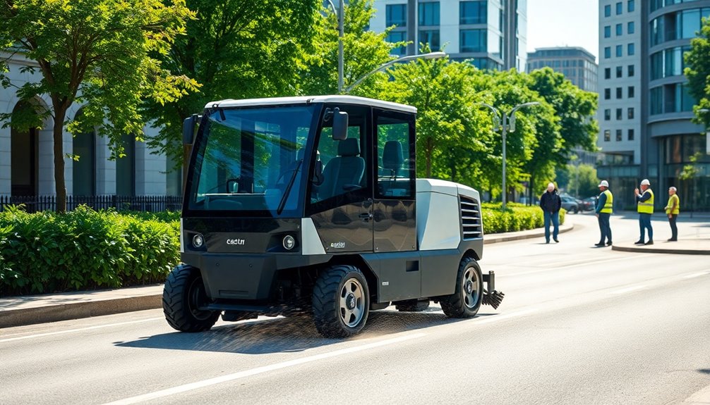 municipal electric road sweepers