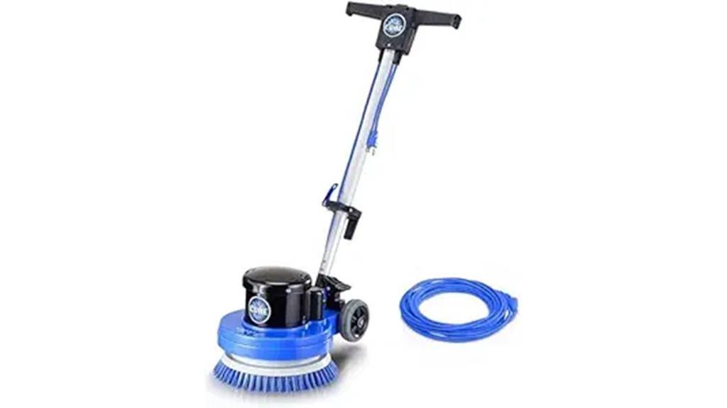 powerful floor scrubber machine
