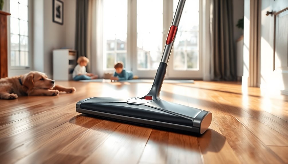 quiet efficient floor sweepers