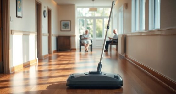 quiet efficient floor sweepers