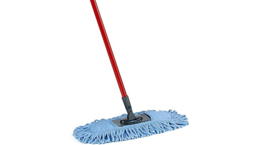 red microfiber dust mop