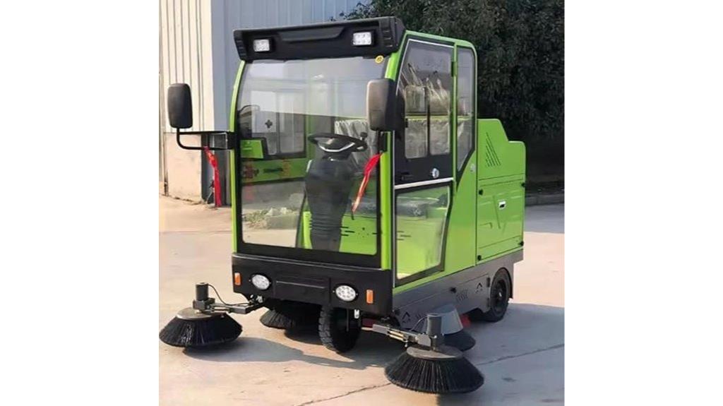 ride on street cleaning machine