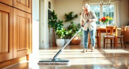 seniors convenient floor cleaning