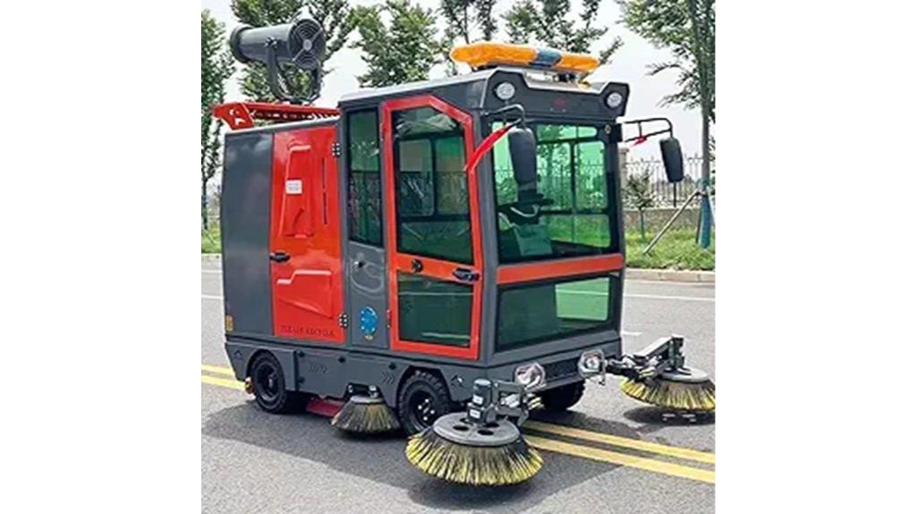 street cleaning equipment vehicle