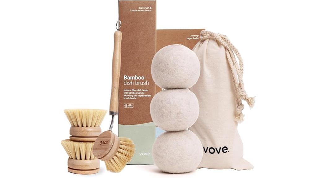 sustainable cleaning tool set