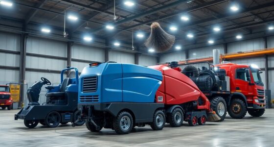 types of industrial sweepers