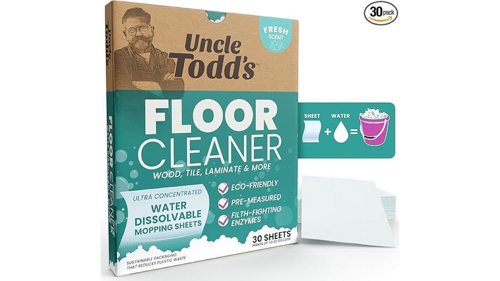 ultra concentrated mopping sheets