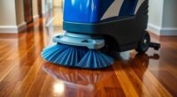 using clarke floor scrubber