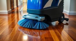 using clarke floor scrubber