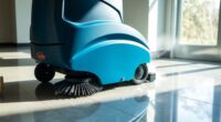 using clarke floor scrubber