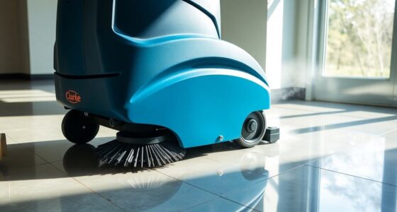 using clarke floor scrubber