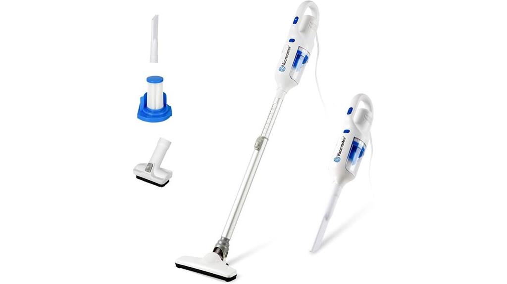 versatile corded vacuum cleaner