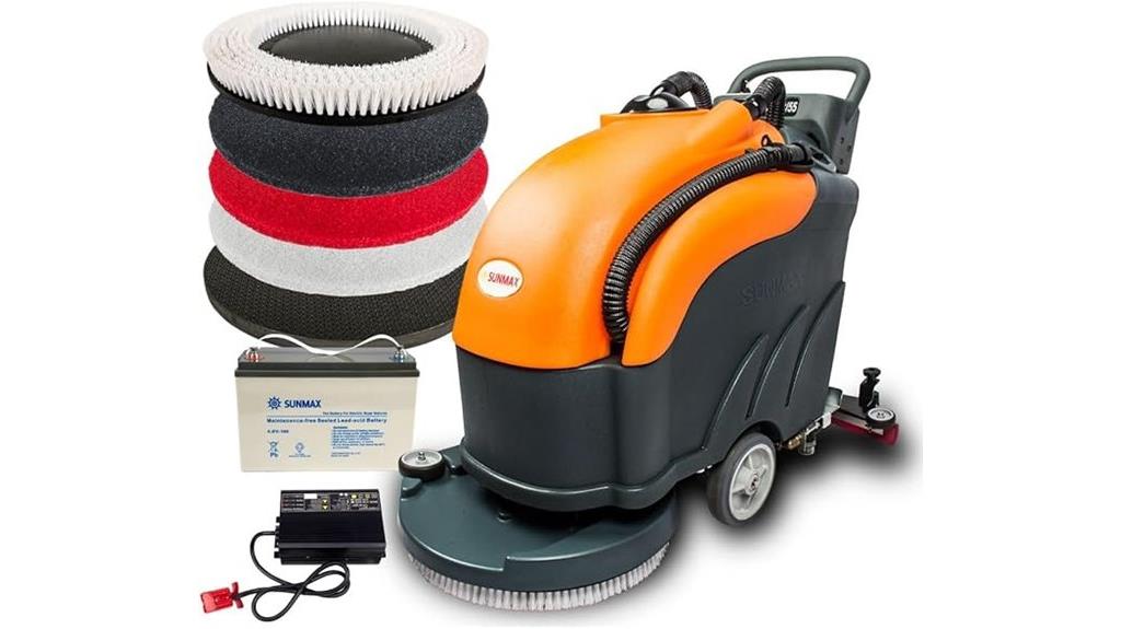 walk behind floor cleaning machine