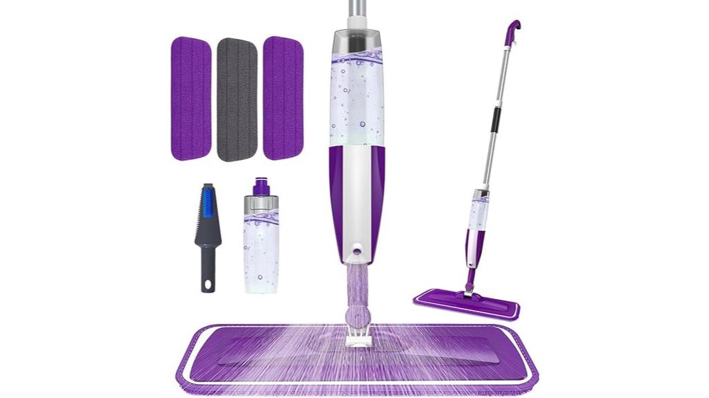 washable microfiber floor mop