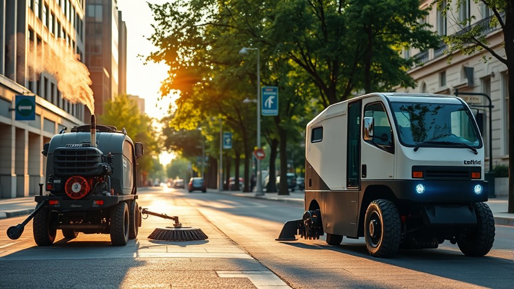 electric sweepers promote sustainability