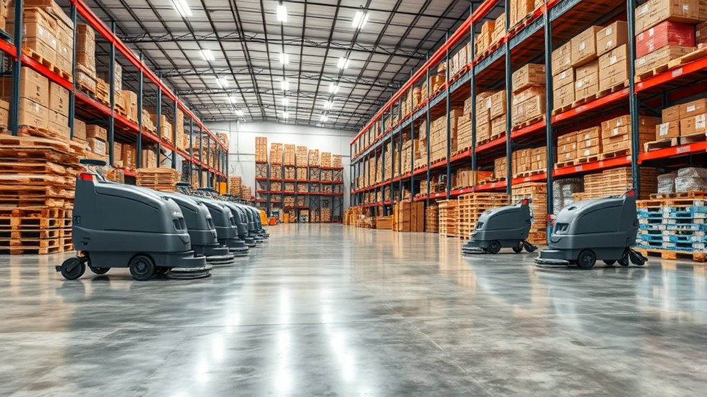 floor machine fleet sizing