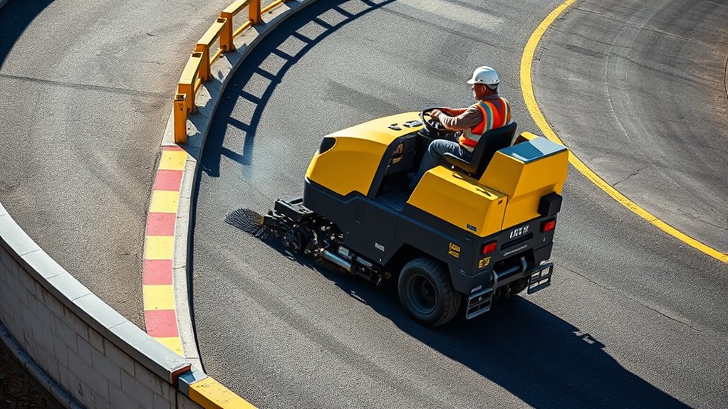 maintain control on slopes