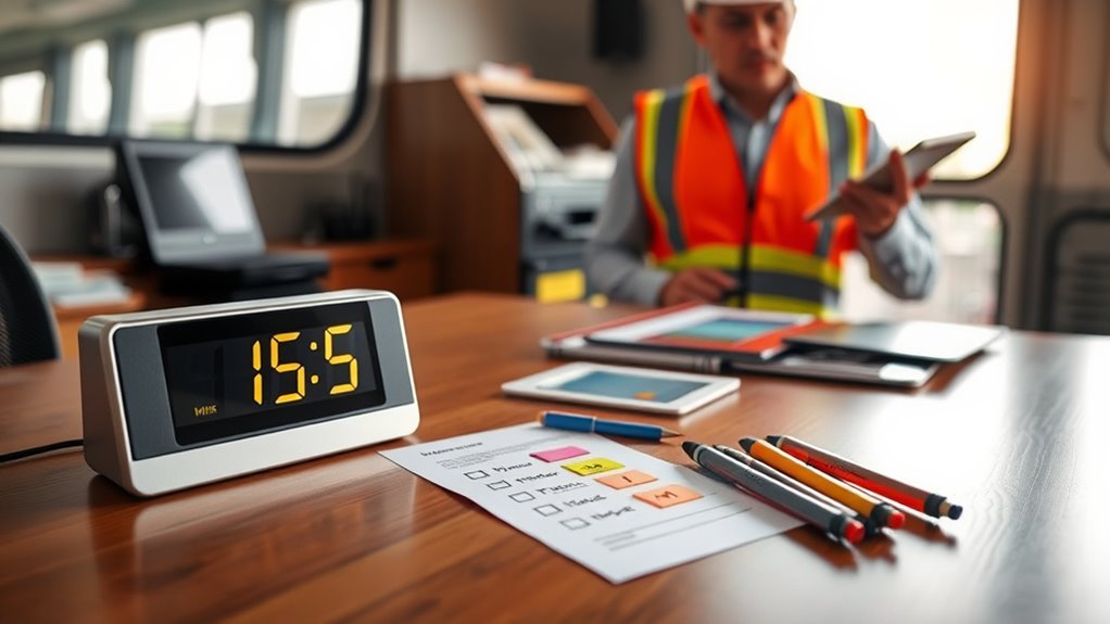 morning safety and maintenance routine