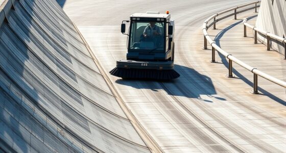 safe sweeper ramp operation